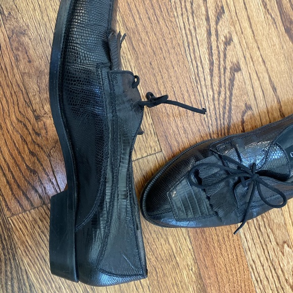 Mario Valentino Men’s Alligator Skin Oxfords - Picture 4 of 5